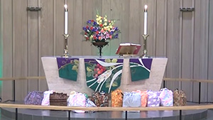 Layette Kits on altar